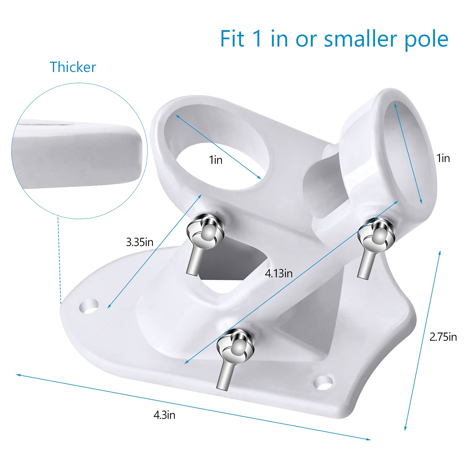 Haoridul two-position bracket offers 45–90 degree display options