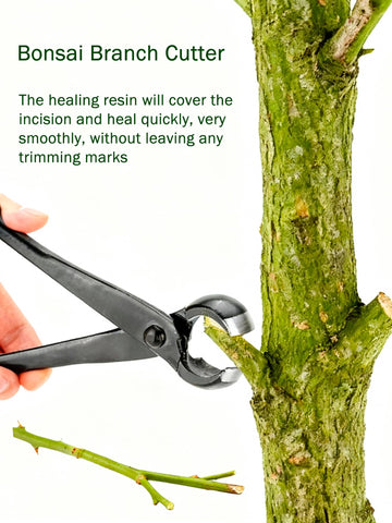 Haosie Bonsai Concave Cutter ergonomic handle for comfortable long pruning sessions
