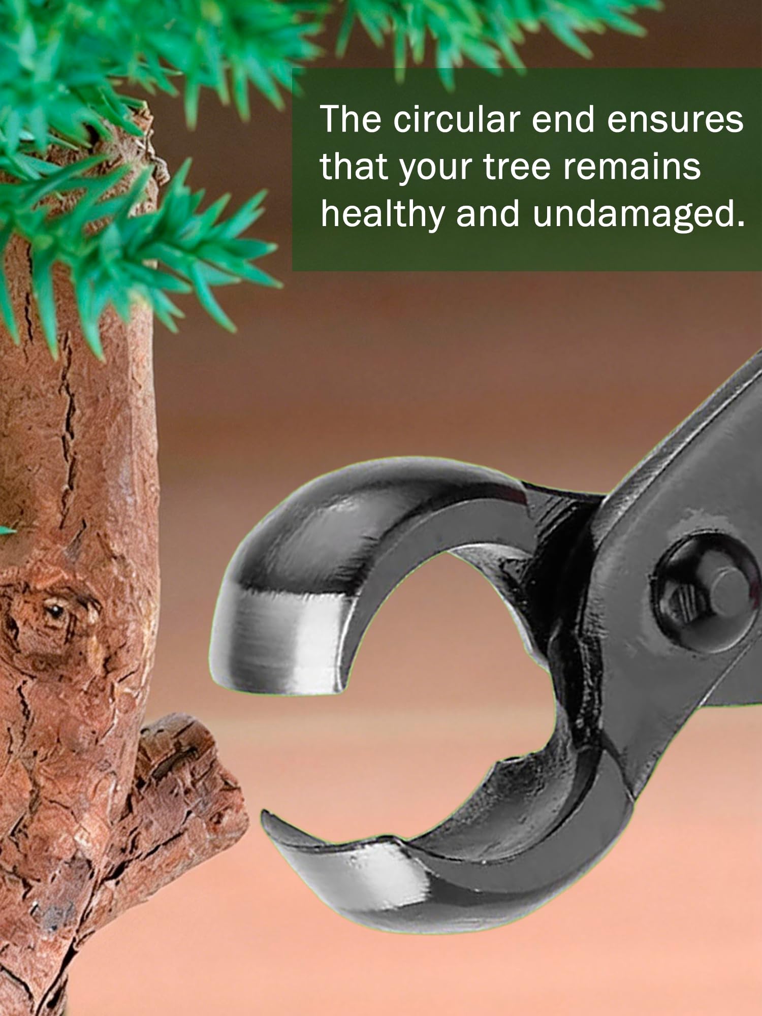 Haosie Bonsai Concave Cutter manganese steel for durability and rust resistance