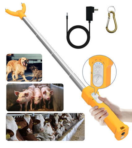 Haovegfloer cattle prod retractable extendable length for long reach in fields.