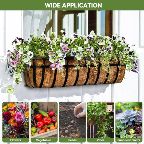 HAOVZRI 2-piece liner set helps simplify gardening tasks and cleanup.