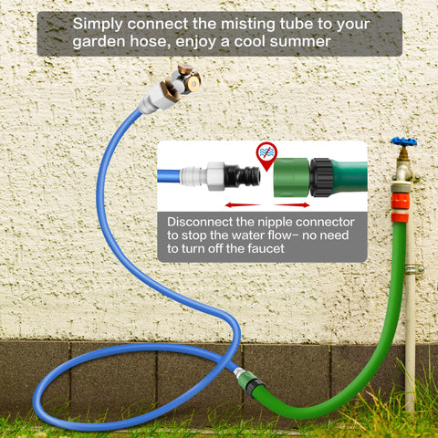 HAOWIN detachable brass nozzle for easy cleaning and maintenance.