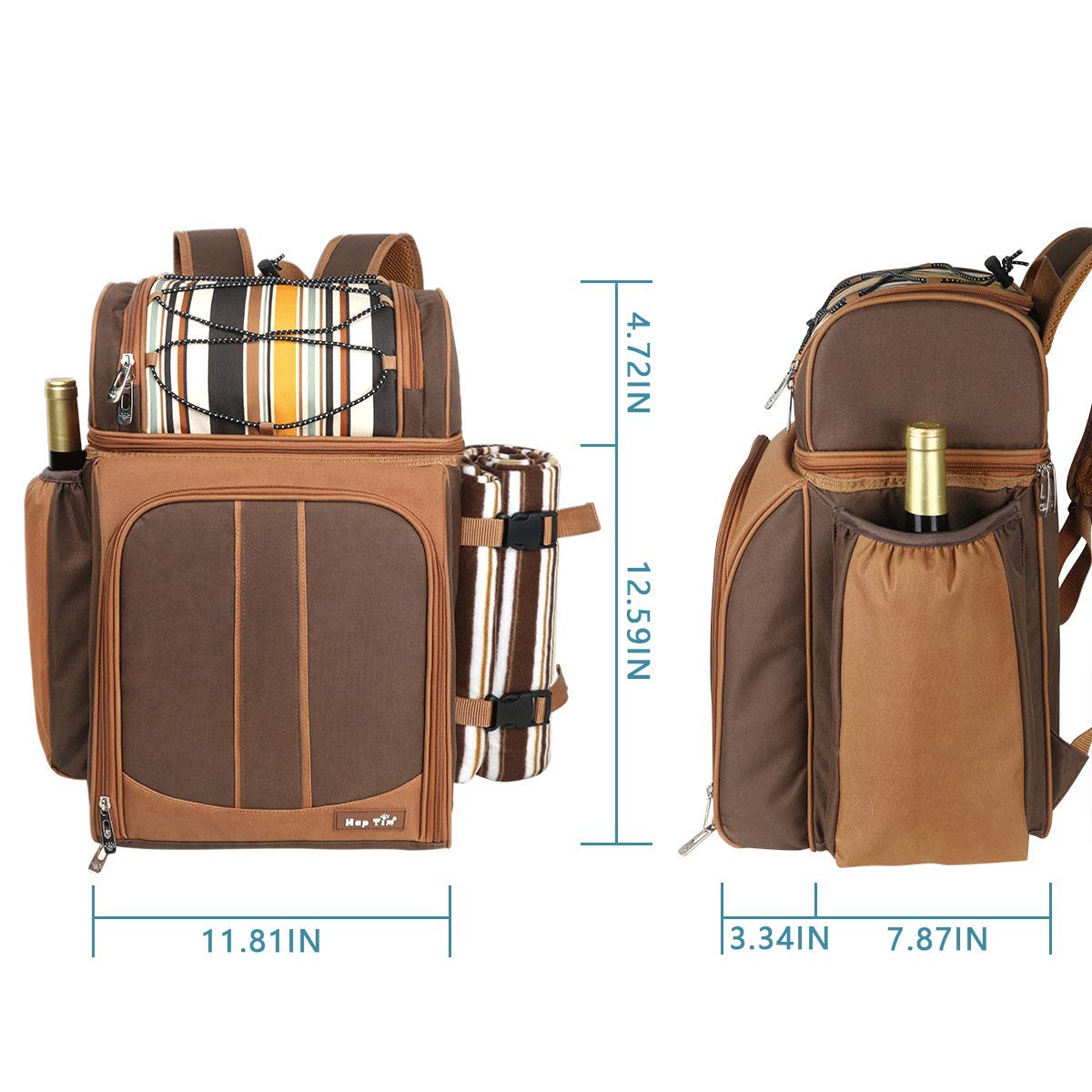 Hap Tim ergonomic design supports comfortable carrying