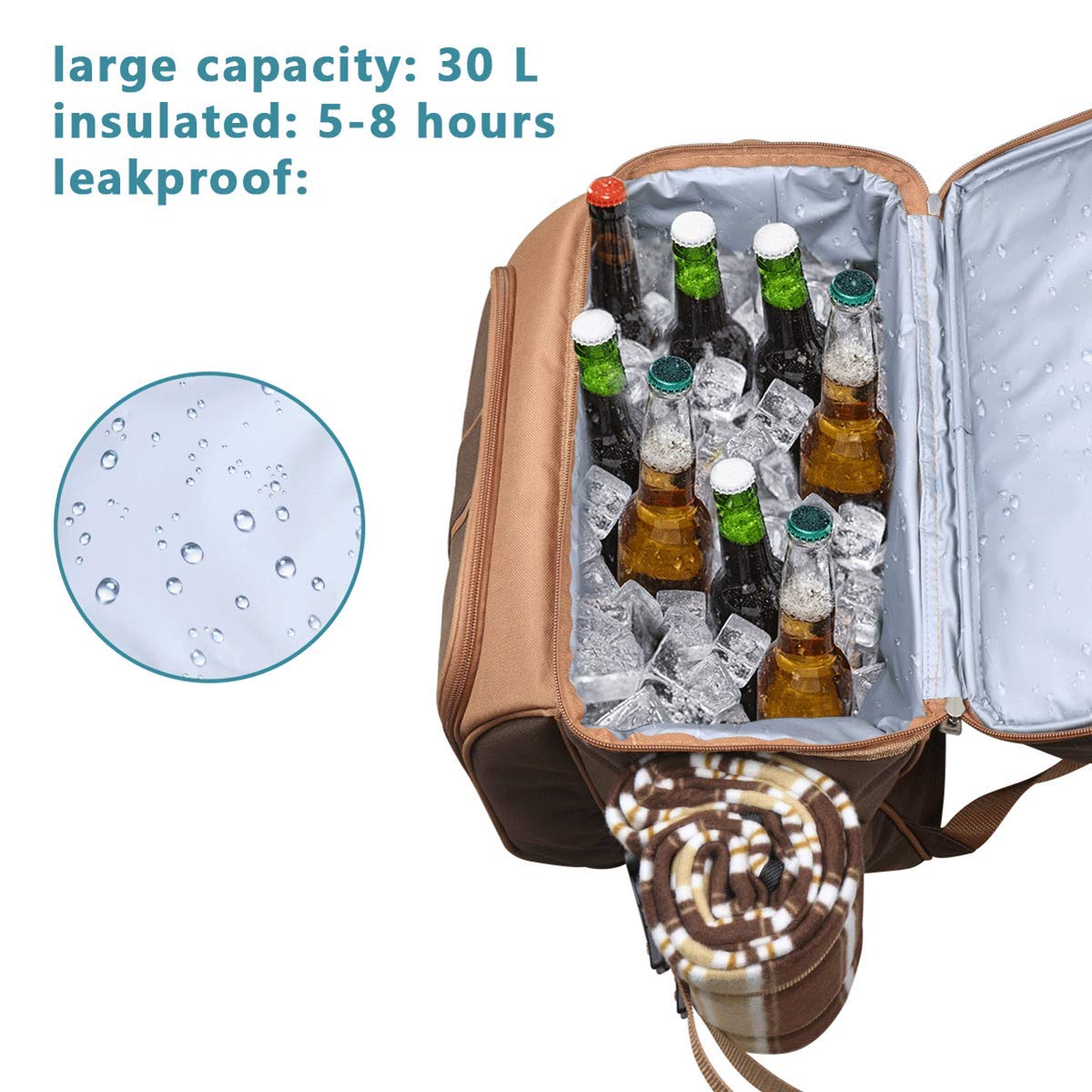 Hap Tim top pocket shows dry-food storage capability