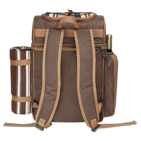 Hap Tim fleece blanket included for outdoor seating warmth
