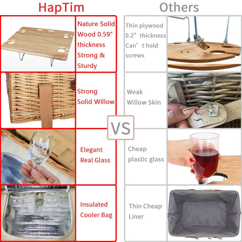 Hap Tim real wine glasses for elegant outdoor dining experiences