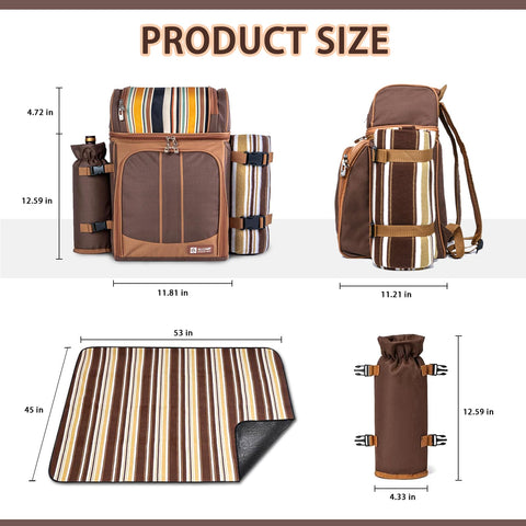 Hap Tim top pocket stores dry foods for quick access during picnics