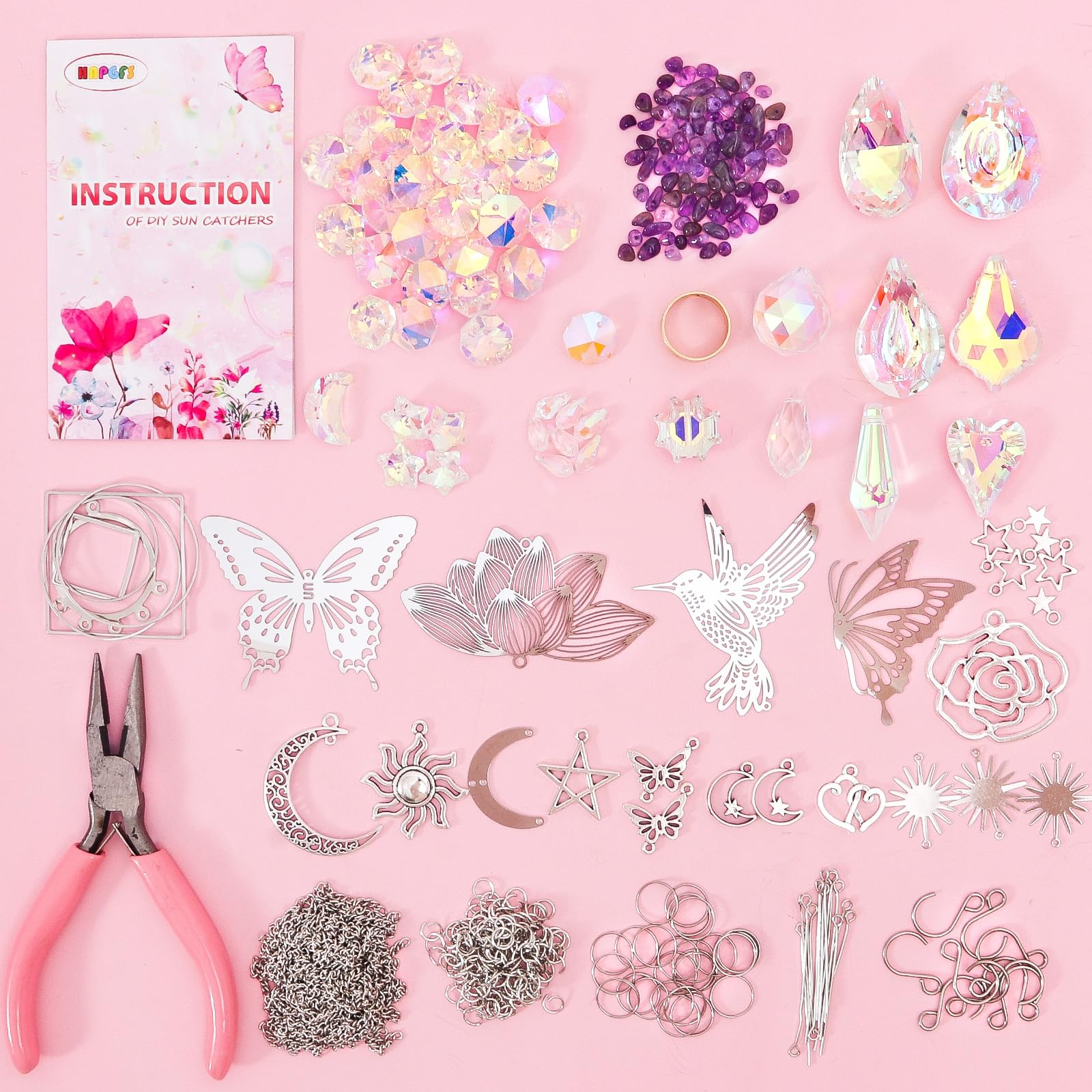HAPGFS Gift-ready Suncatcher Kit ideal for birthdays, holidays, and creative bonding