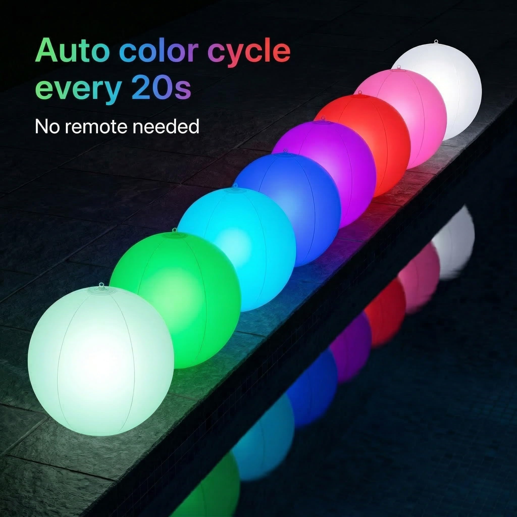 HAPIKAY LED ball lighting garden decor for evenings