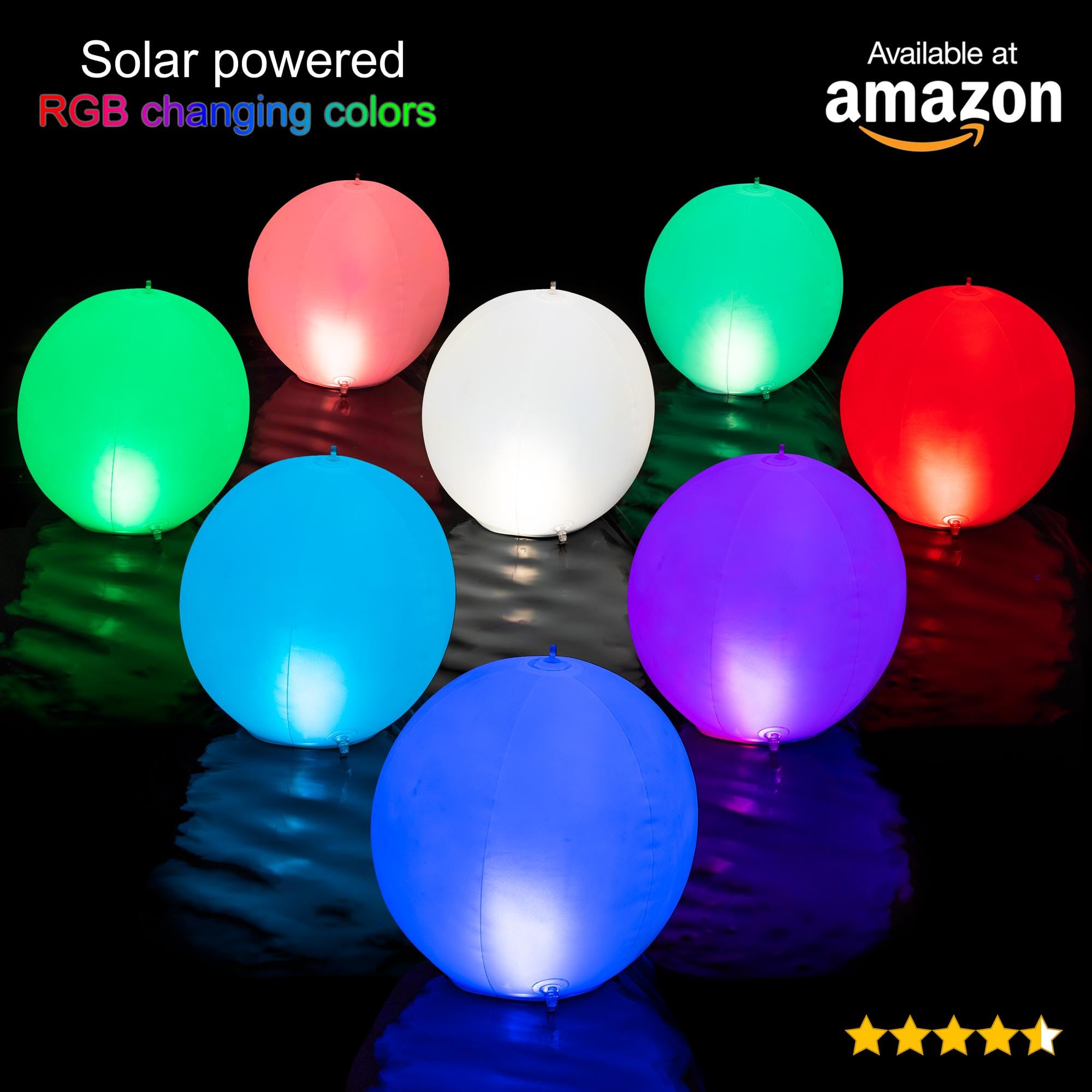 HAPIKAY color-changing glow enhances poolside evenings