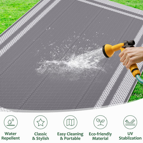 HappyTrends outdoor rug RV camping ready for outdoor adventures