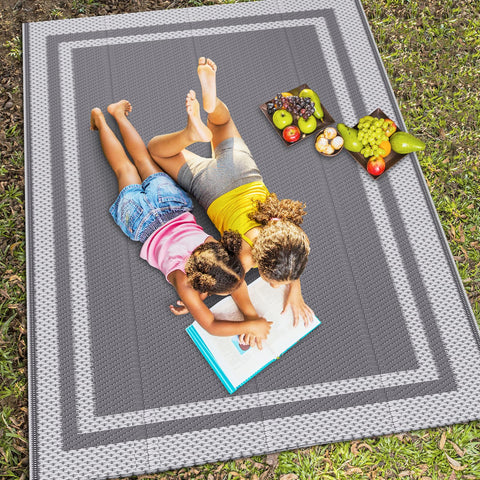 HappyTrends outdoor rug UV protected colors stay vibrant under sun