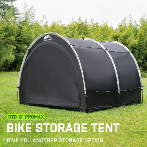Happy Travel bike storage tent shed supports bikes and gear