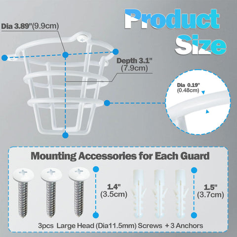 Happy Tree guard installation process with three eyelets for quick setup