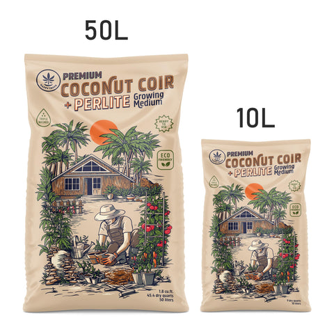 Happy Trees Coco Coir-Perlite 70/30 low-salt buffered formula for safety