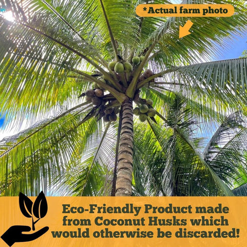 Happy Trees Coco Coir triple-washed low-salt bag reduces salinity for healthier roots.