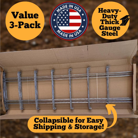 Happy Trees Hemp 3-pack in-frame display showing multiple cages ready to install.