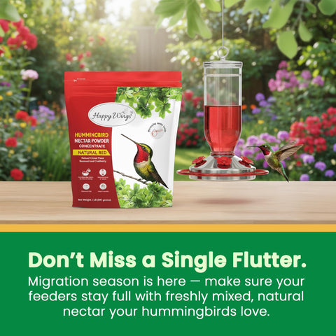 Happy Wings 2 lb pack supports hydration and energy for hummingbirds