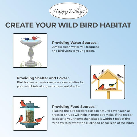 Happy Wings Five Pound Pack offers a convenient, mess-free seed option.