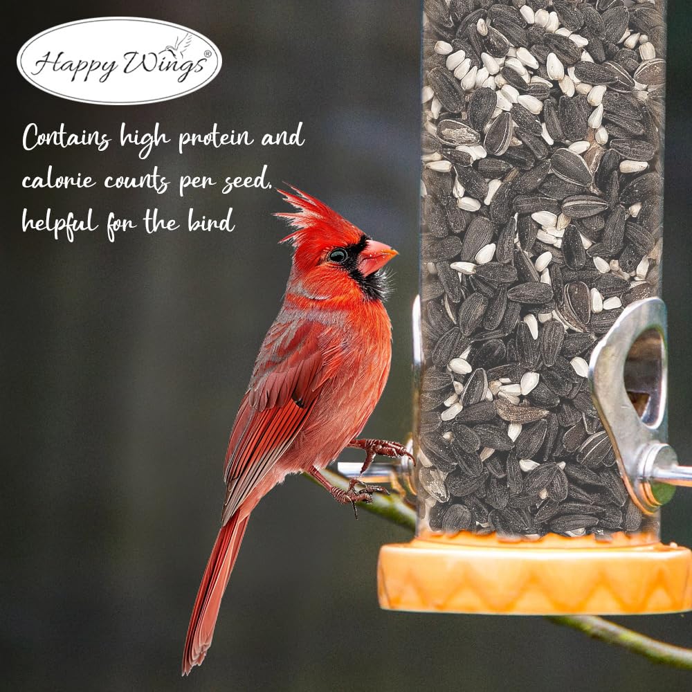 Happy Wings Cardinal Blend vacuum-packed seeds stay fresh and ready