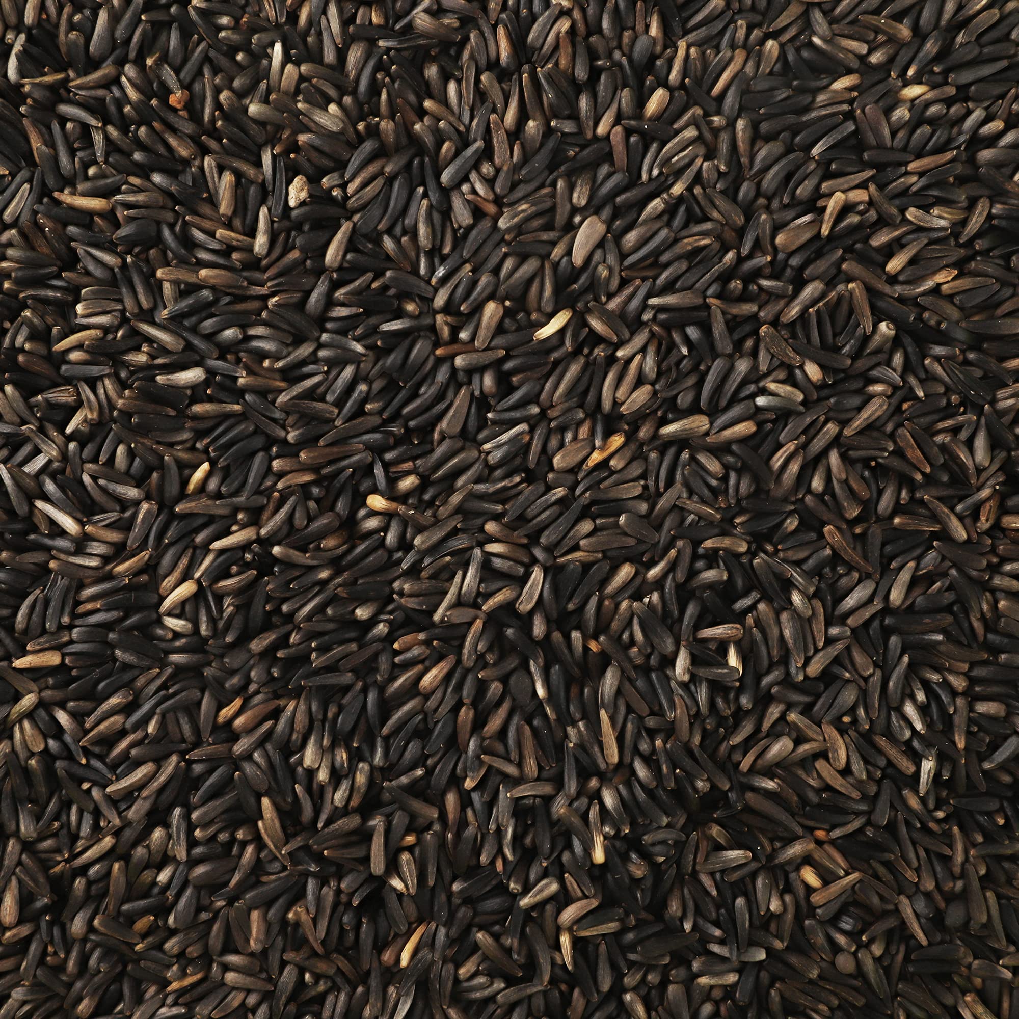 Happy Wings Nyjer seeds in a neat display emphasizing quality and freshness.