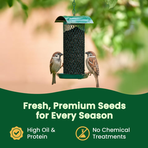 Happy Wings seeds processed in USDA- and BRC-GS certified facilities.