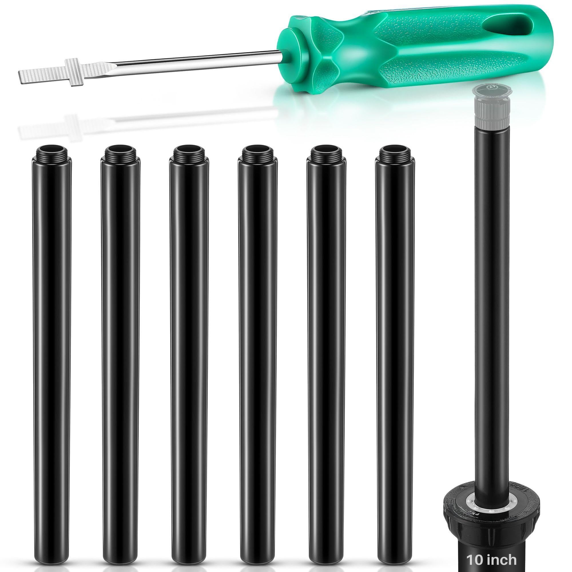 HappyAlley 10-inch sprinkler riser extension raises sprinkler heads for even coverage