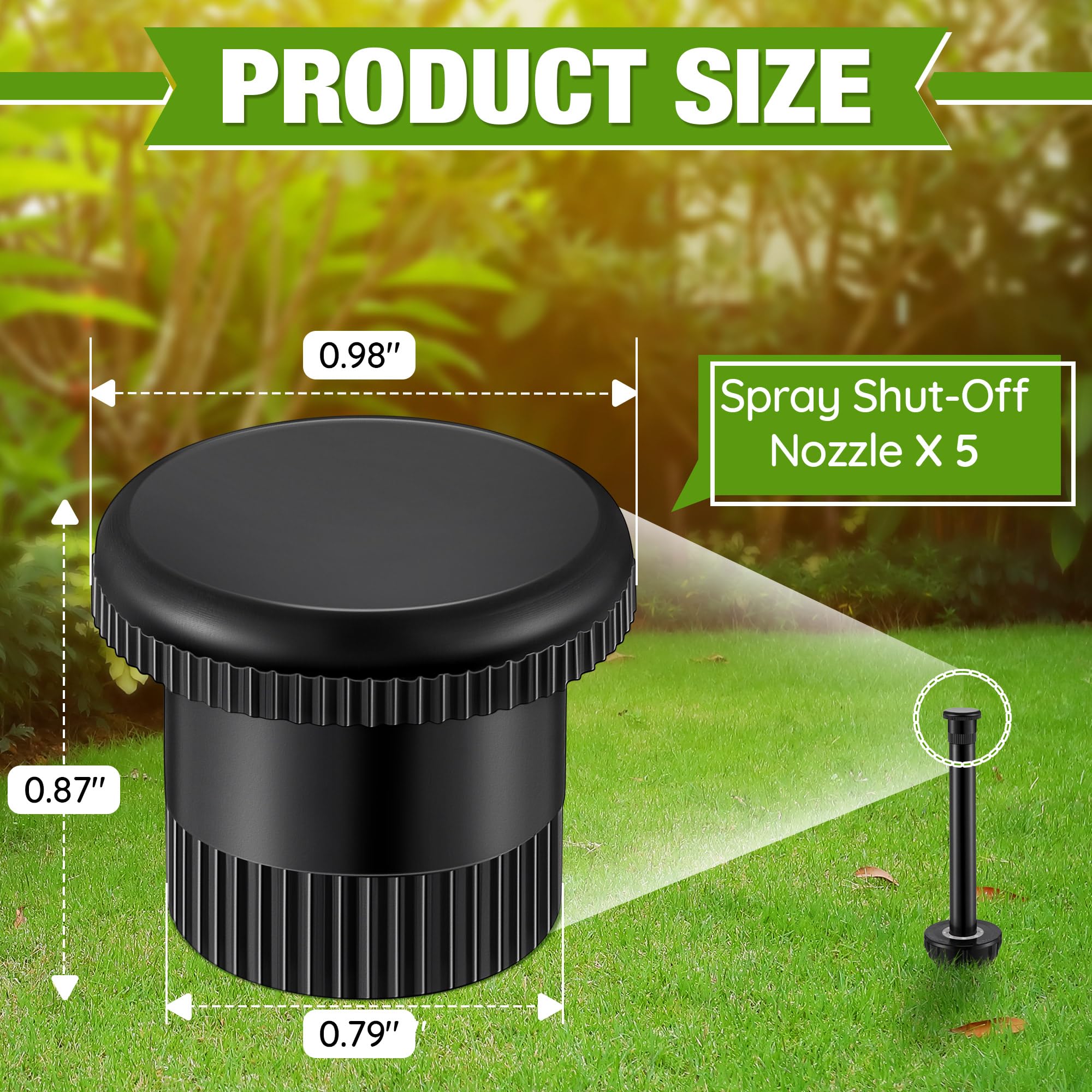HappyAlley nozzle compatible with Hunter PS Ultra heads for precise water control
