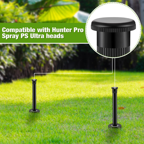 HappyAlley nozzle installation on sprinkler head shows easy, tool-free conversion.