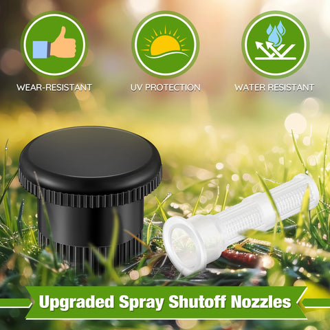 HappyAlley upgraded spray shut-off nozzle enables targeted flow without system-wide disruption