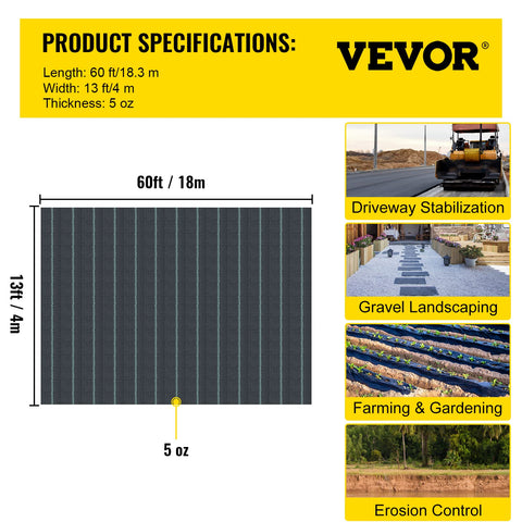 Happybuy durable woven PP 5oz material for long-lasting performance