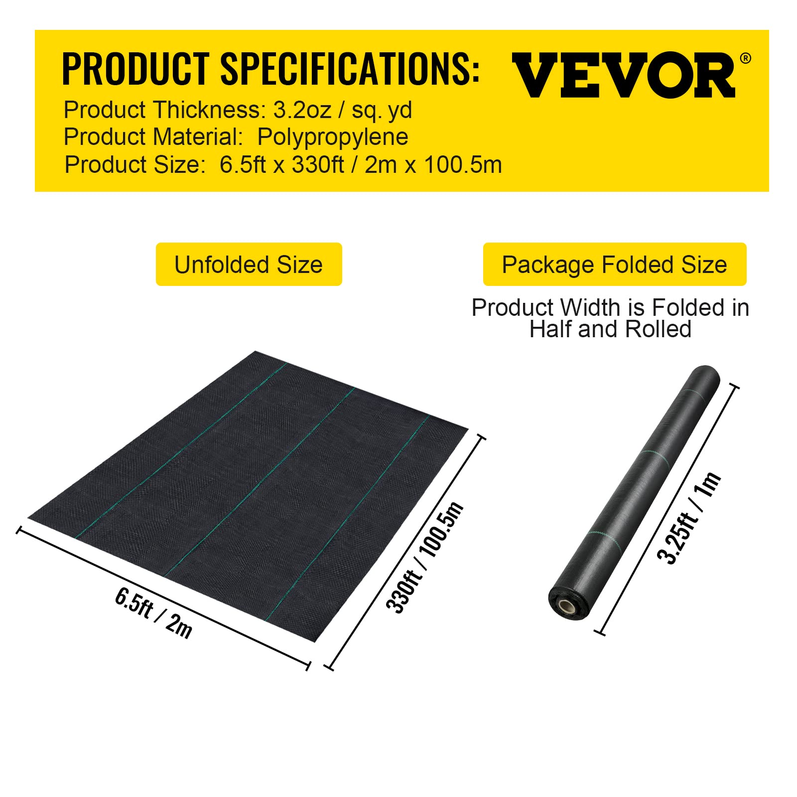 Happybuy driveway and sidewalk solution that stays weed-free with durable barrier.
