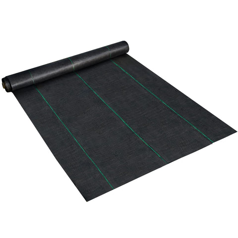 Happybuy 3oz geotextile weed barrier fabric delivers long-lasting protection.