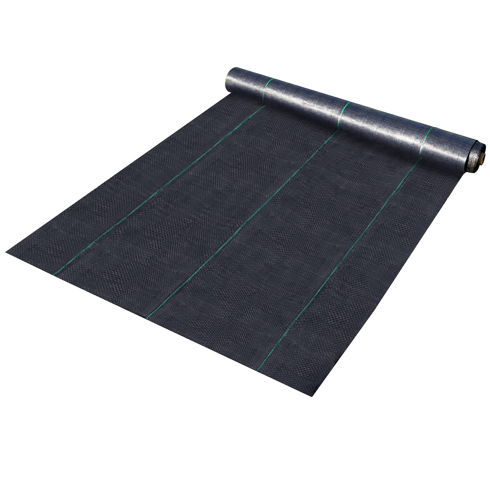 Happybuy ground cover fabric helps reduce maintenance in landscaping.