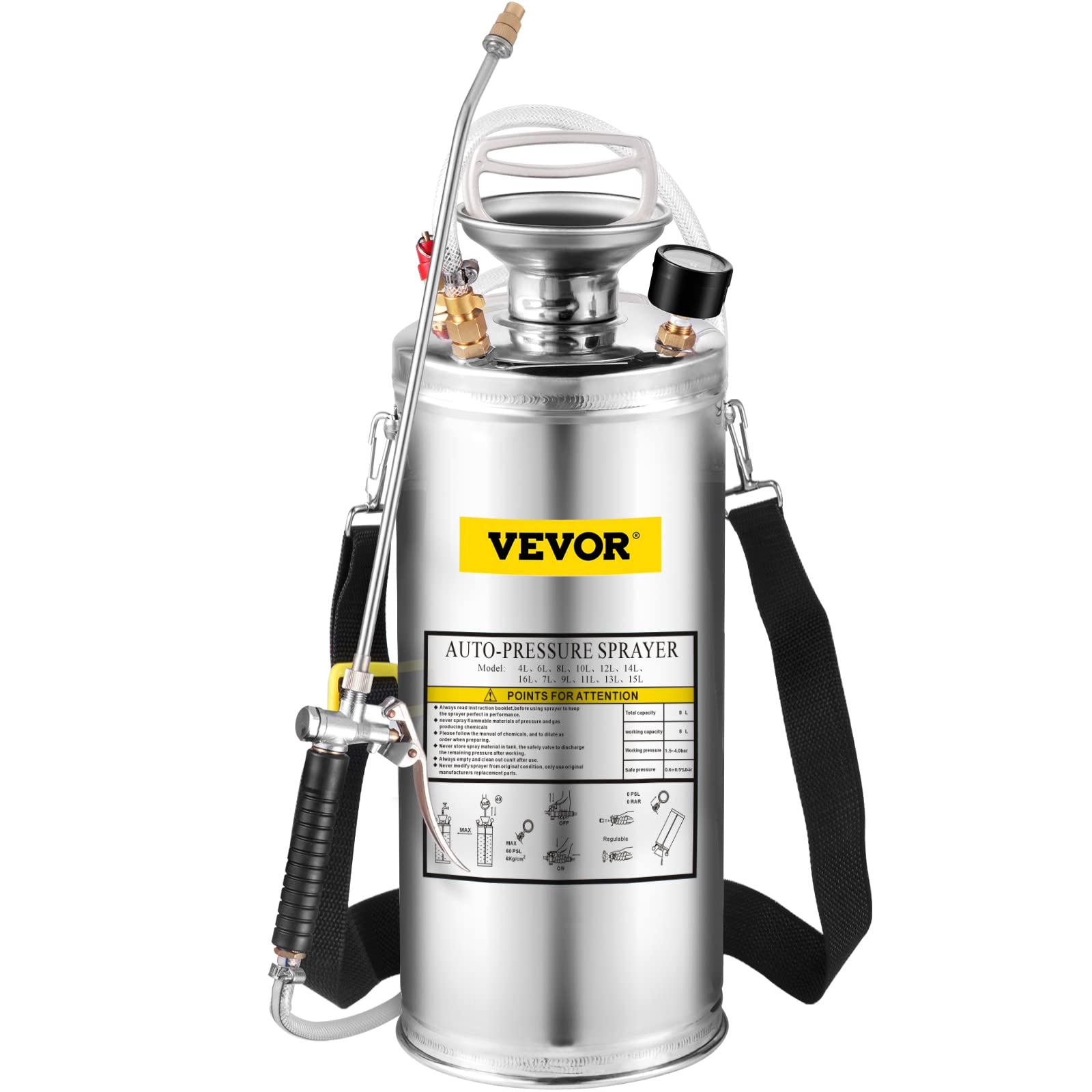 Happybuy versatile sprayer for lawn garden and sanitizing tasks