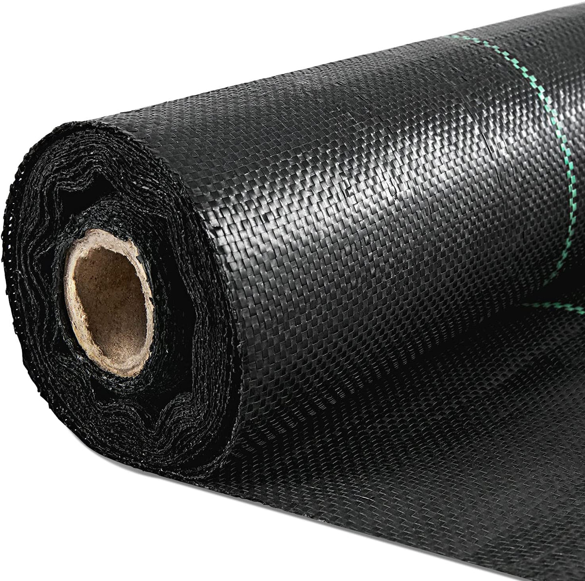 Happybuy weed barrier fabric roll, 6.5ft wide by 330ft long, for broad weed control.