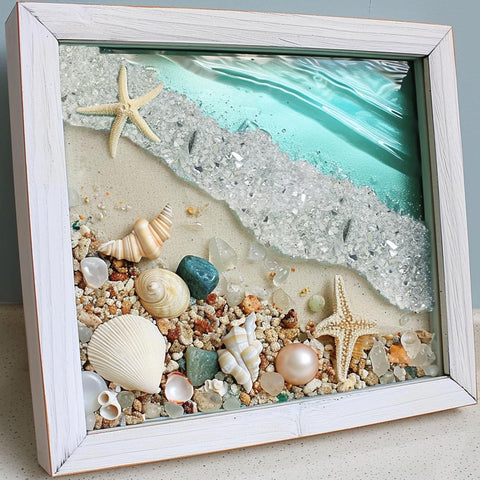 HappyFiller crushed glass shards as vase fillers adding sparkling texture