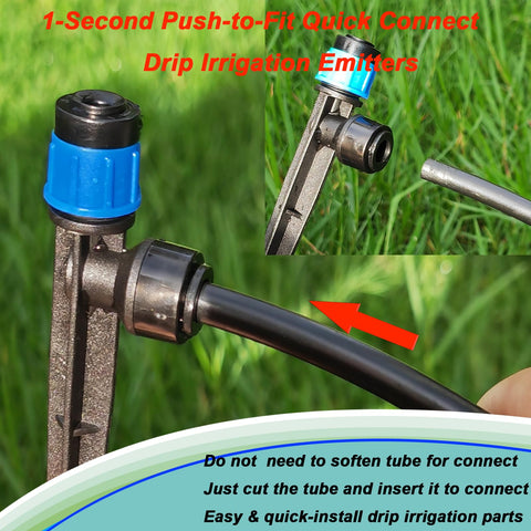 Happygo 360-degree adjustable spray emitter ideal for custom watering.