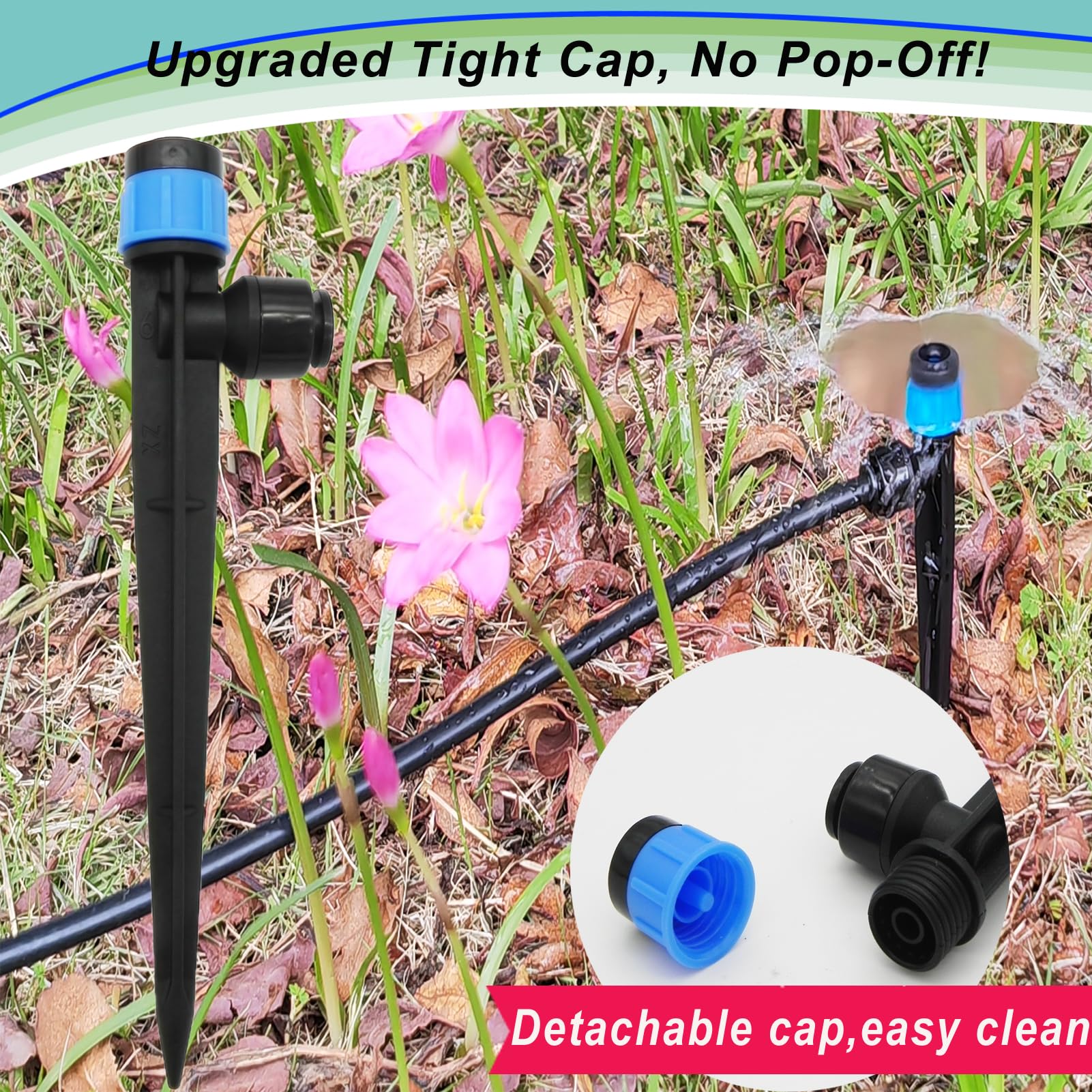 Happygo upgraded emitter series saves time with easy installation.