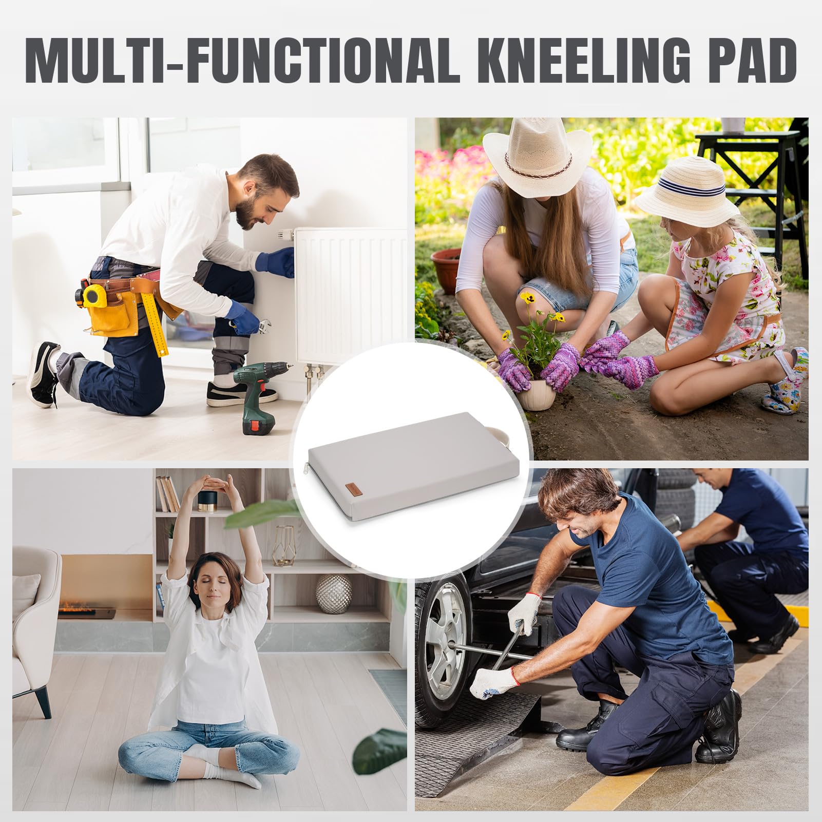 HappyPicnic waterproof feature protects knees on damp surfaces.
