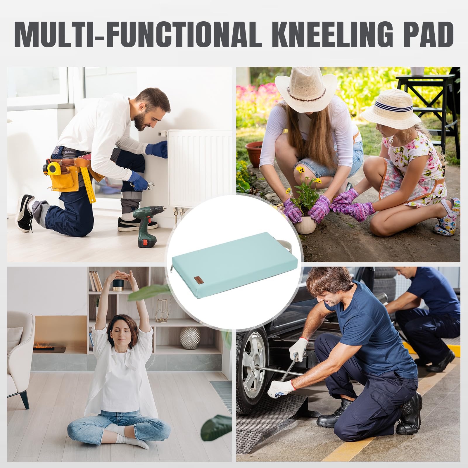 HappyPicnic kneeling pad dimensions 17x10 inches