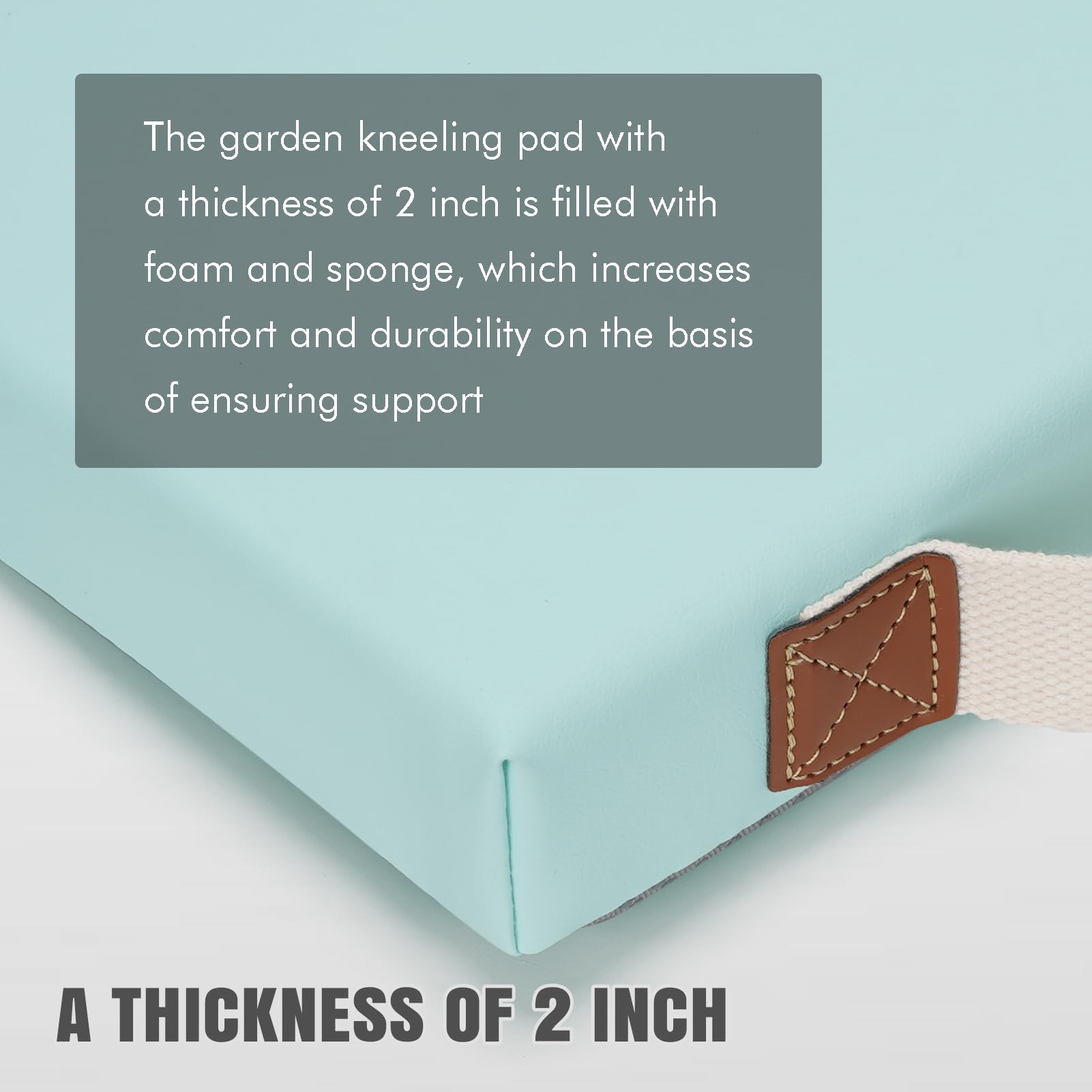 HappyPicnic kneeling pad with removable waterproof cover for easy cleaning