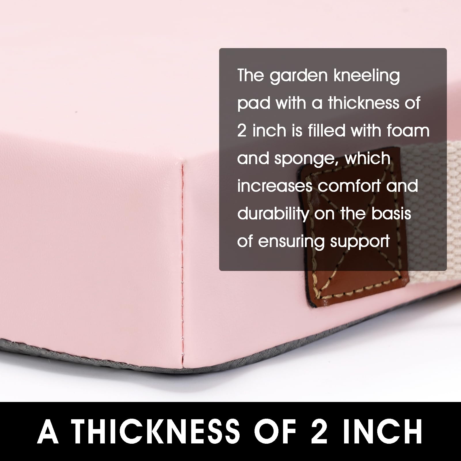 HappyPicnic kneeling pad with removable cover for simple cleaning after tasks.