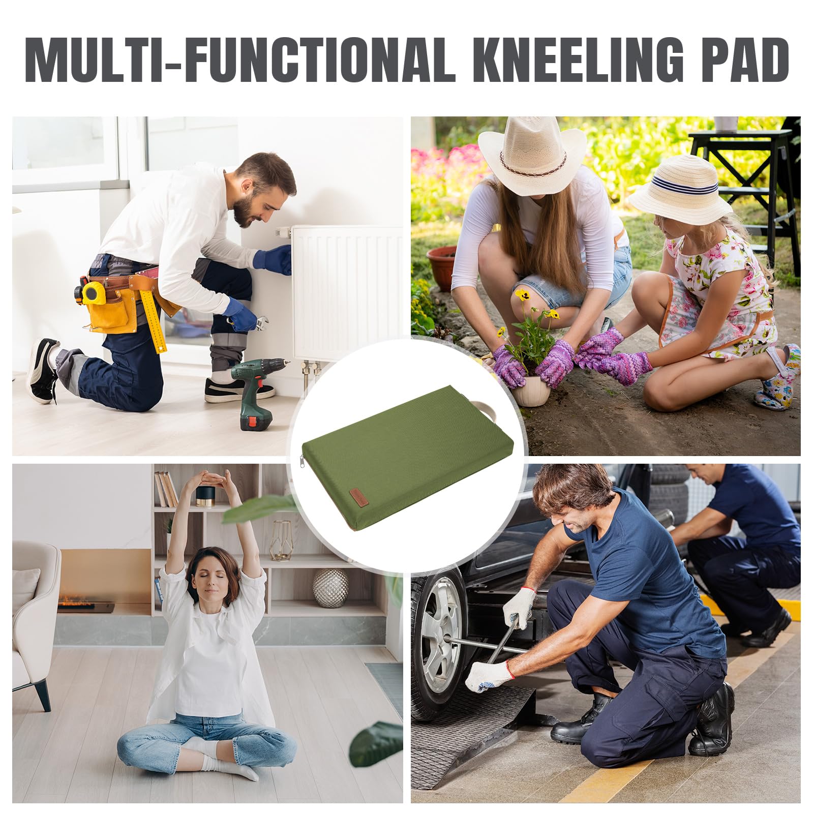 HappyPicnic kneeling mat in use during gardening tasks