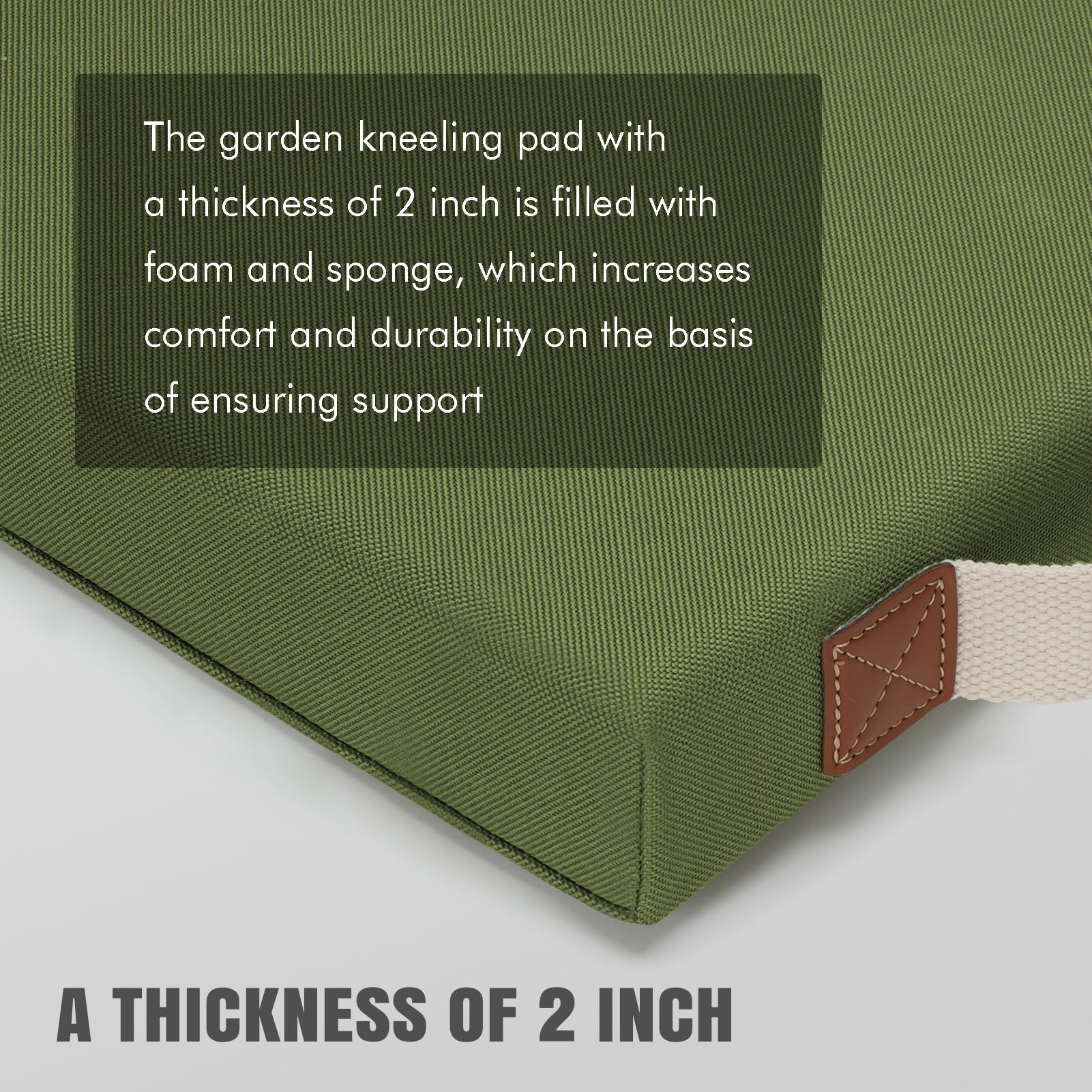 HappyPicnic large knee mat size 17x9.8 inches supports comfortable outdoor work