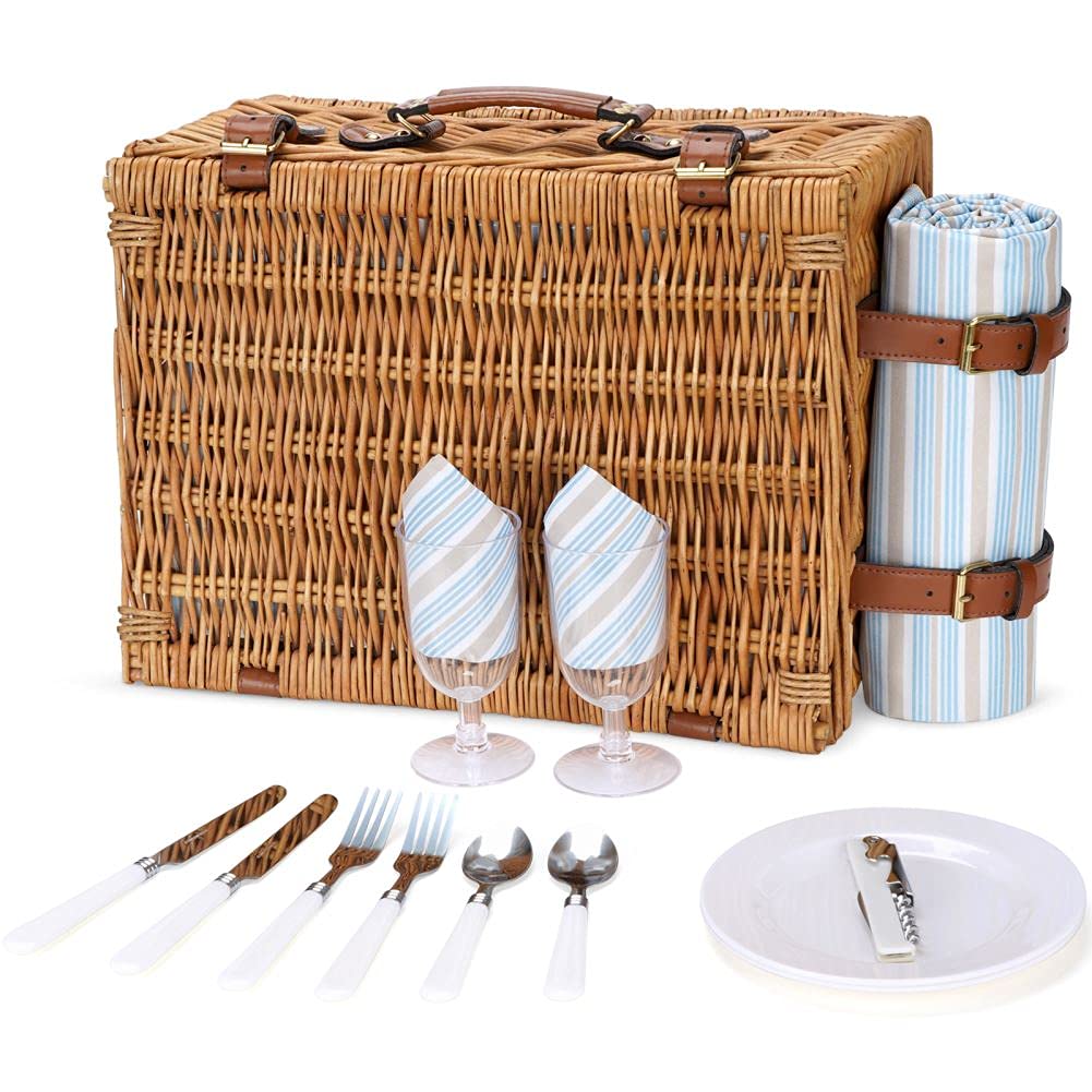 HappyPicnic complete picnic setup ready for beach, park, or backyard
