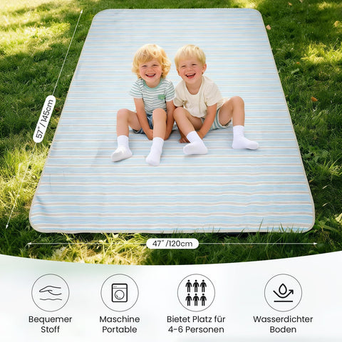 HappyPicnic suitcase-style hamper for easy transport and stylish storage.
