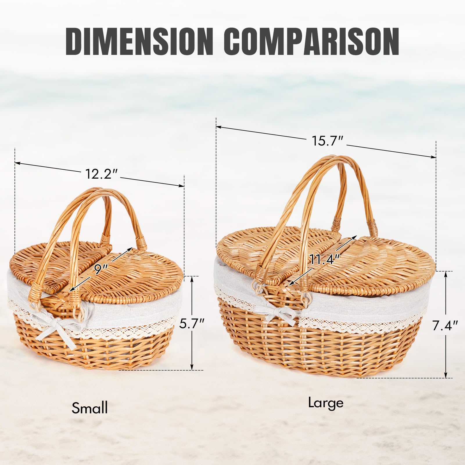 HappyPicnic handwoven texture highlights sturdy craftsmanship