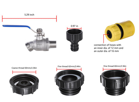 Happywins stainless steel garden hose valve delivering durable, high-flow performance.