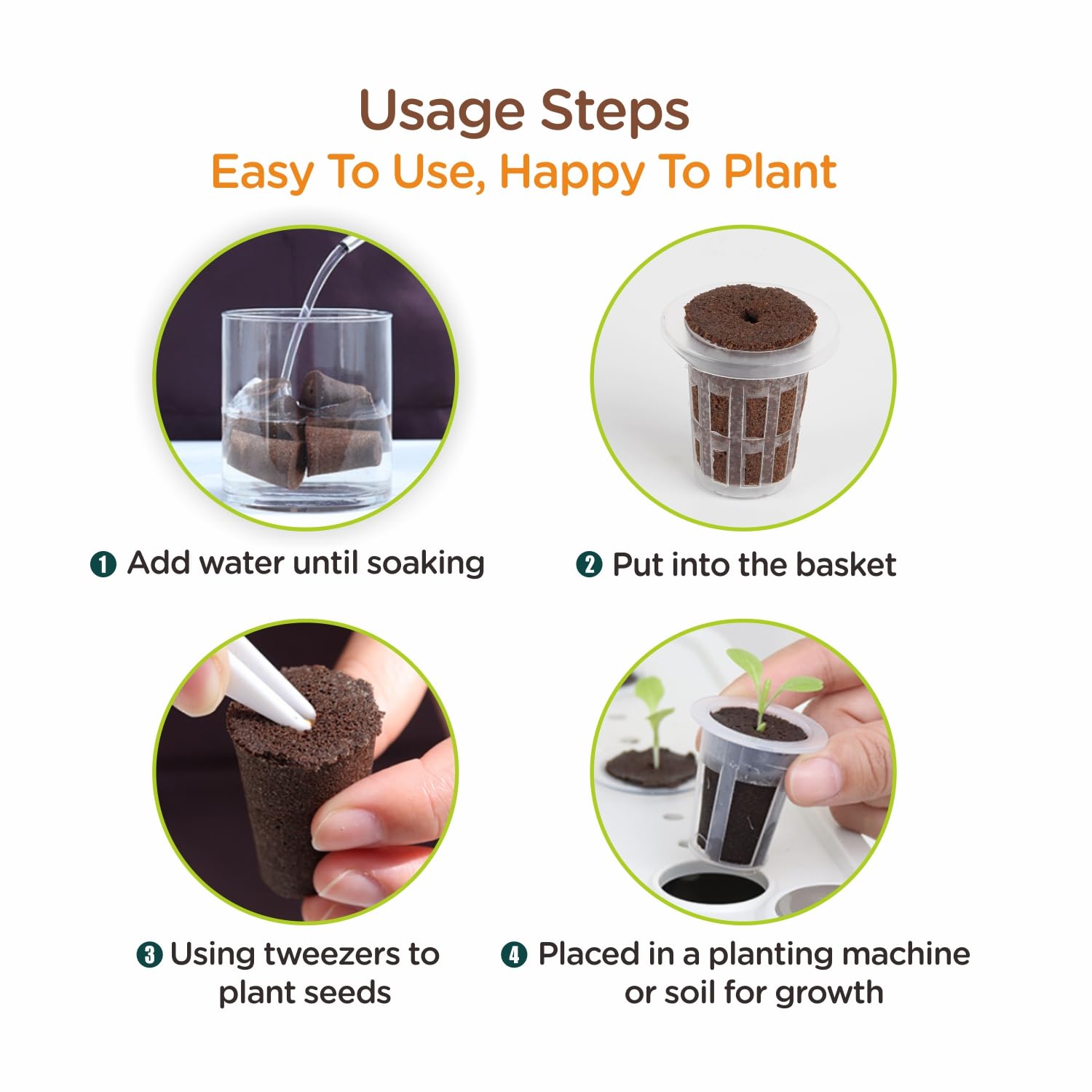 Hapxalie biodegradable propagation plug for organic gardening and large-scale cloning projects.